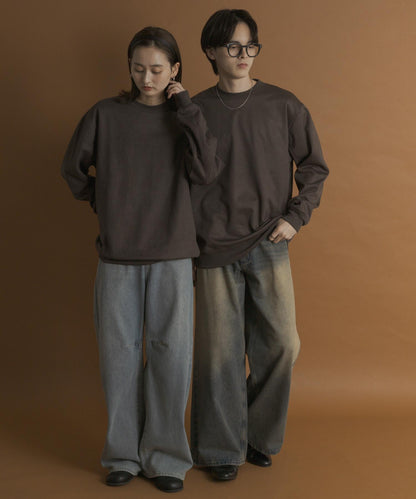 仿麂皮圓領衛衣