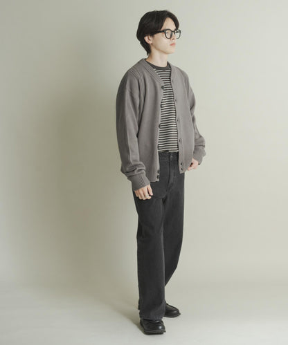 鏤空麻花針織開衫