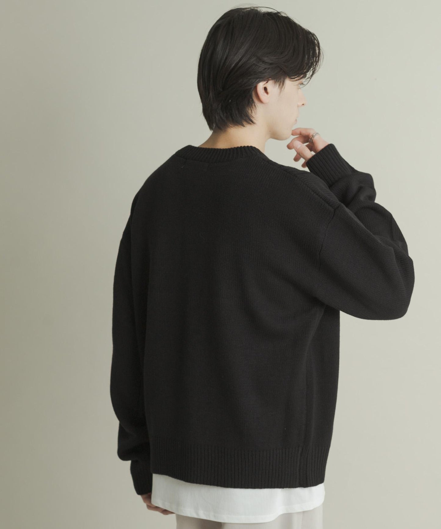 鏤空麻花針織開衫