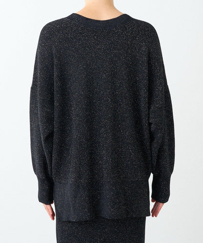 【優雅光澤】亮片毛線兩用開衫/預計11月下旬發貨