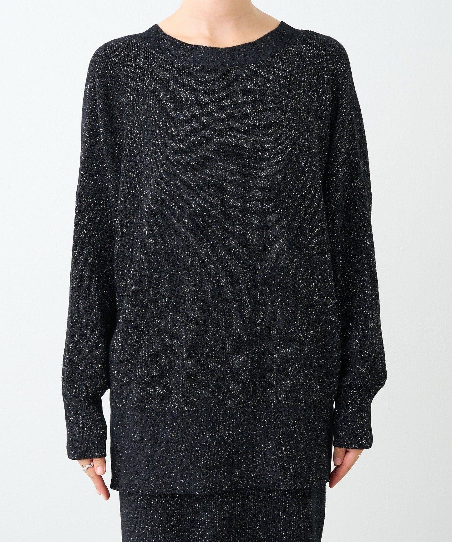 【優雅光澤】亮片毛線兩用開衫/預計11月下旬發貨