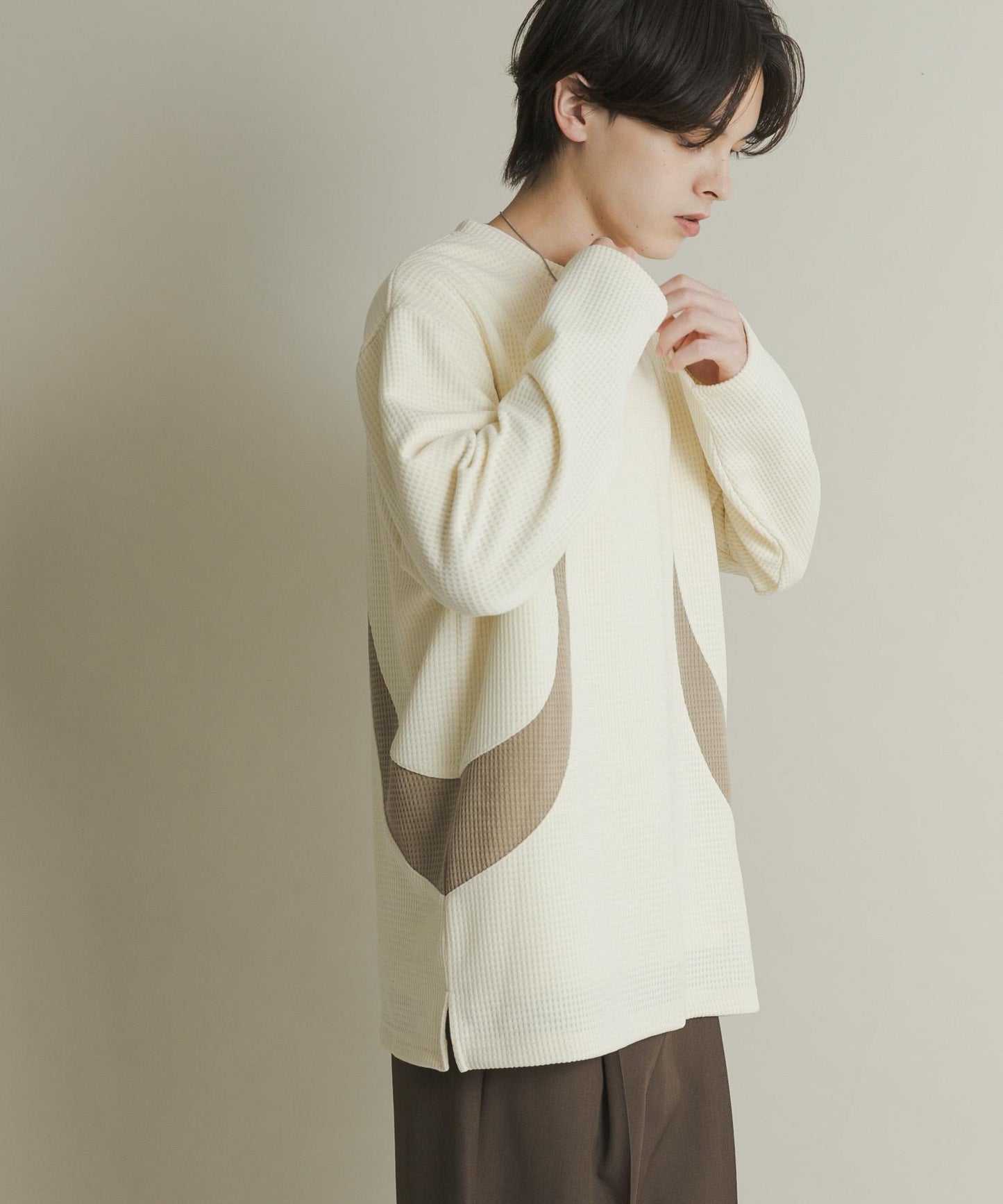 重磅保暖圖案長袖T恤