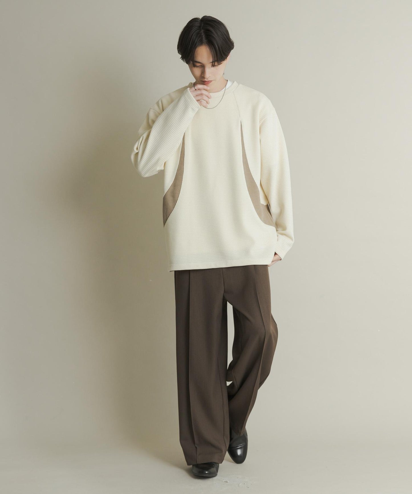 重磅保暖圖案長袖T恤