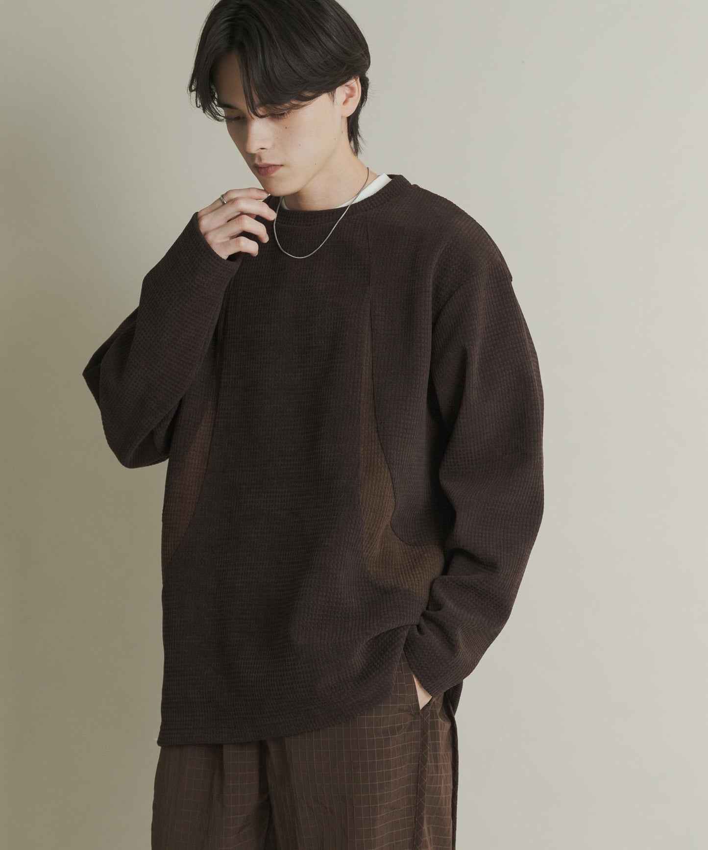 重磅保暖圖案長袖T恤