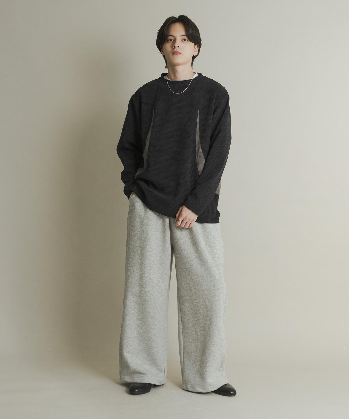 重磅保暖圖案長袖T恤