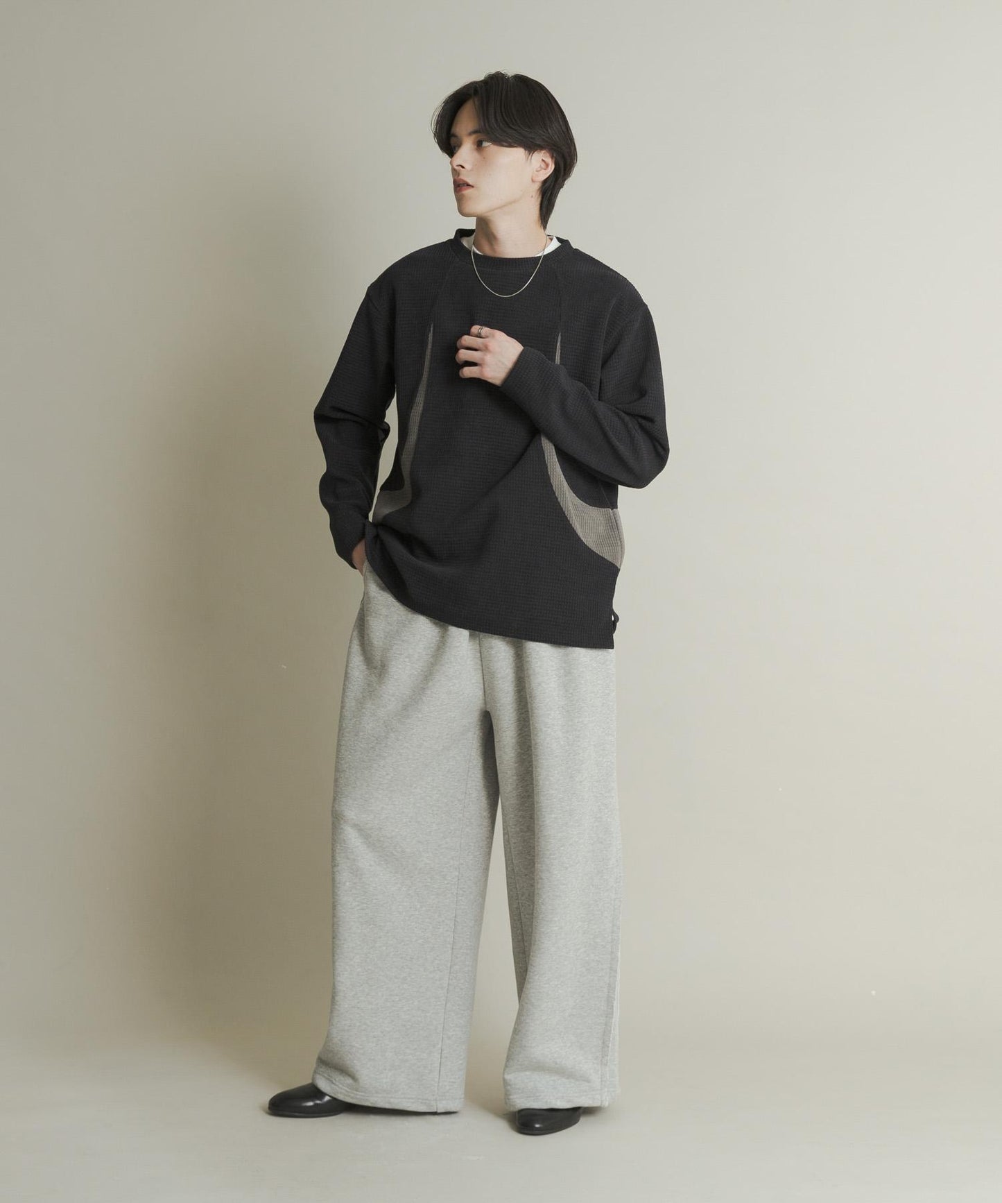 重磅保暖圖案長袖T恤