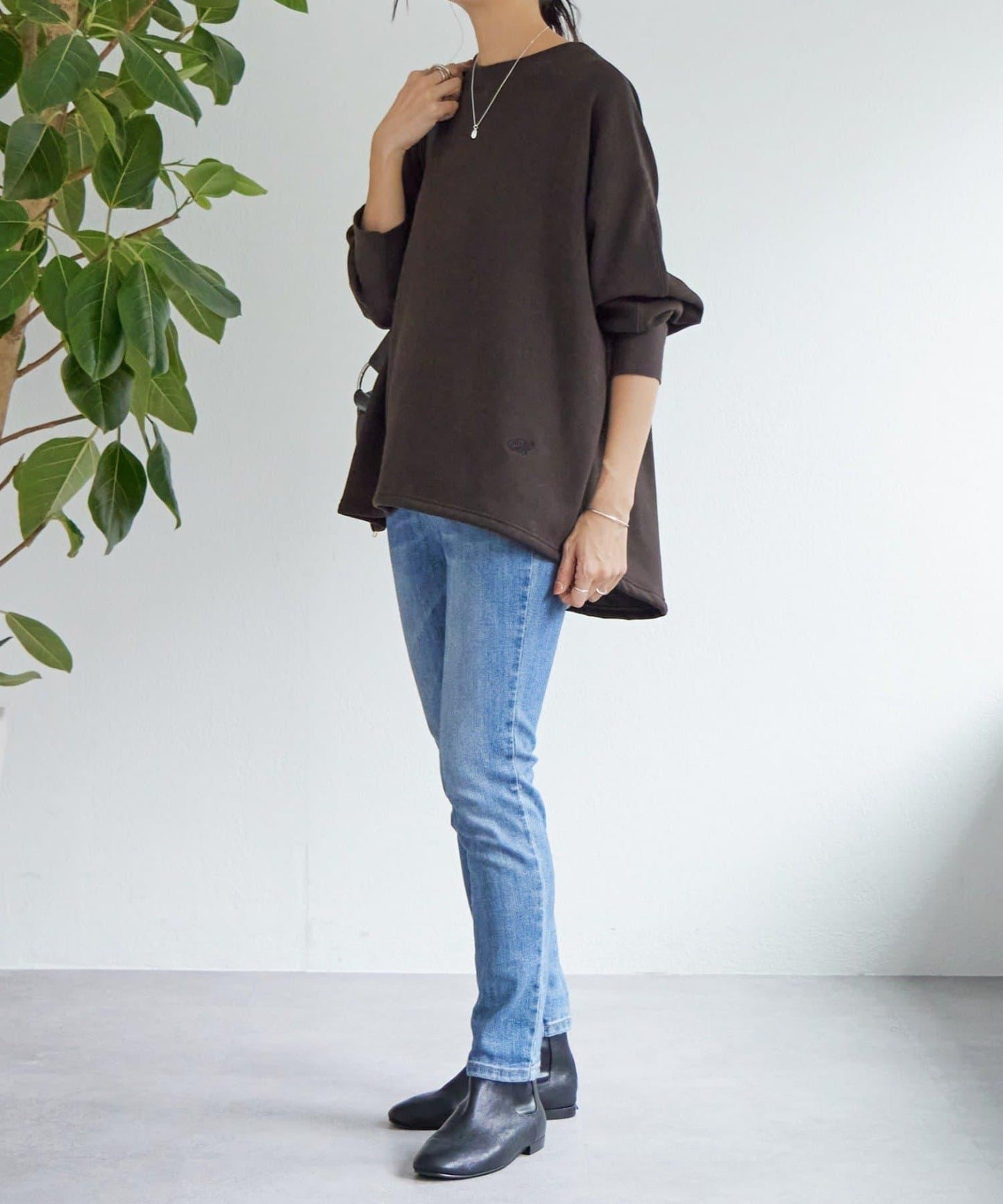 刺繡內里加絨衛衣