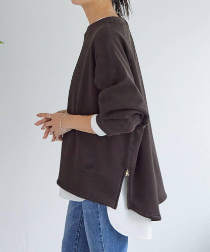 刺繡內里加絨衛衣