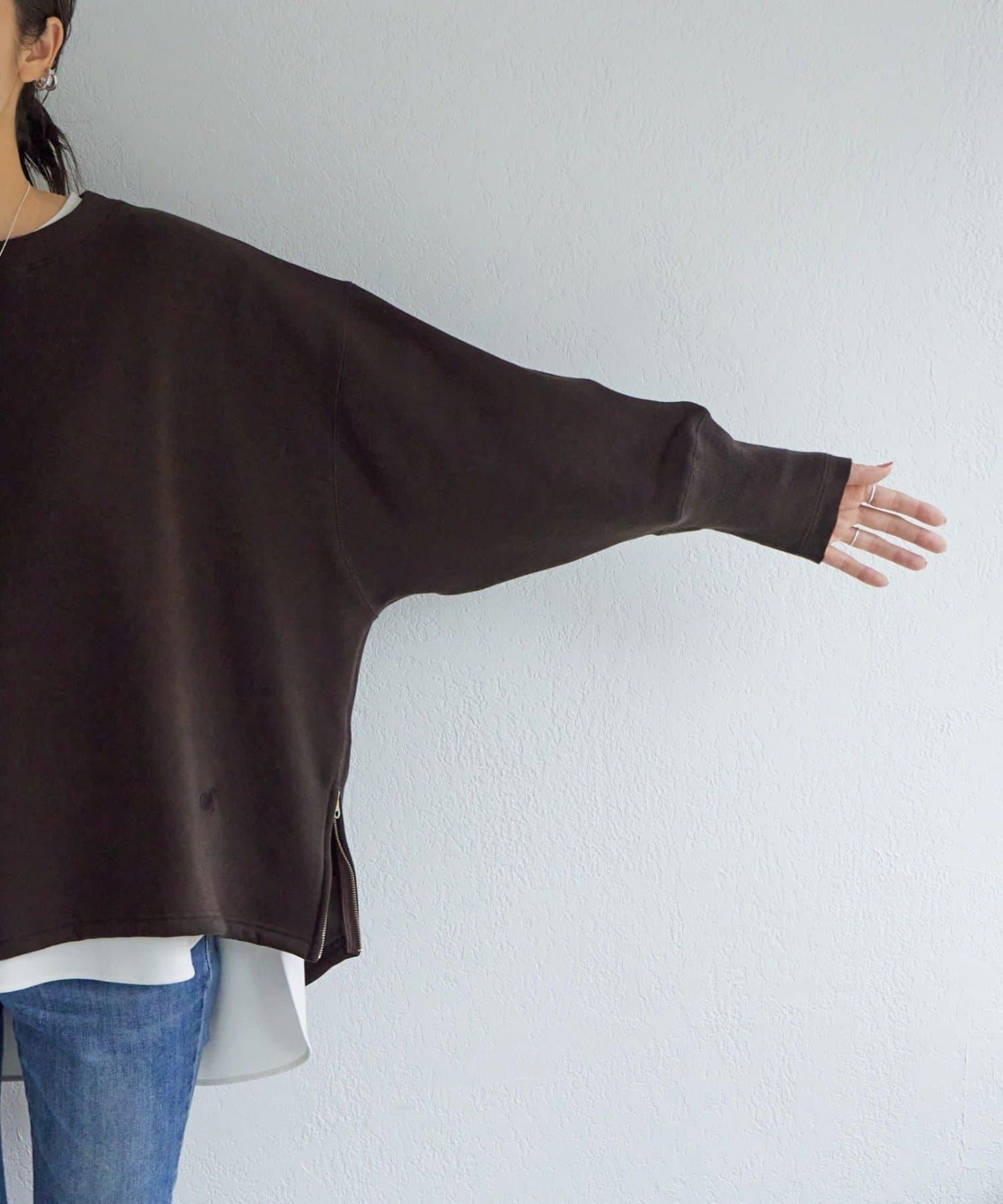 刺繡內里加絨衛衣