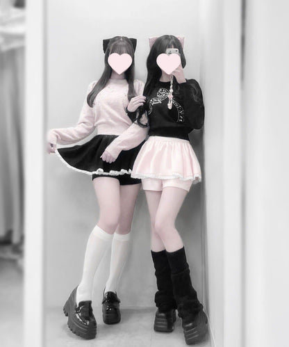 【網紅企劃】miko 褶邊裙褲