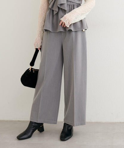 【套裝優惠活動】【PalClo限定】側邊釦子長褲