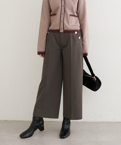 【套裝優惠活動】【PalClo限定】側邊釦子長褲