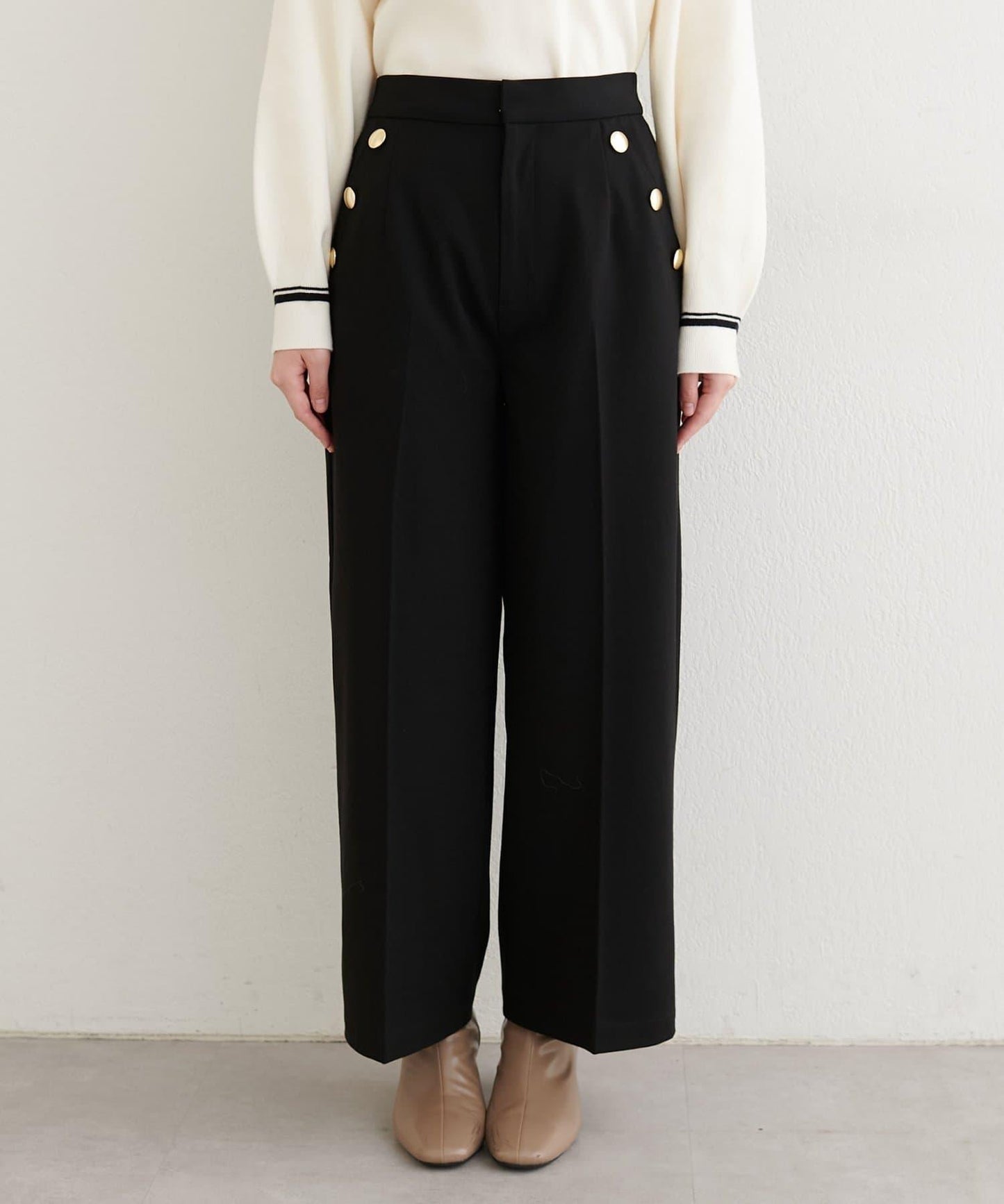 【套裝優惠活動】【PalClo限定】側邊釦子長褲