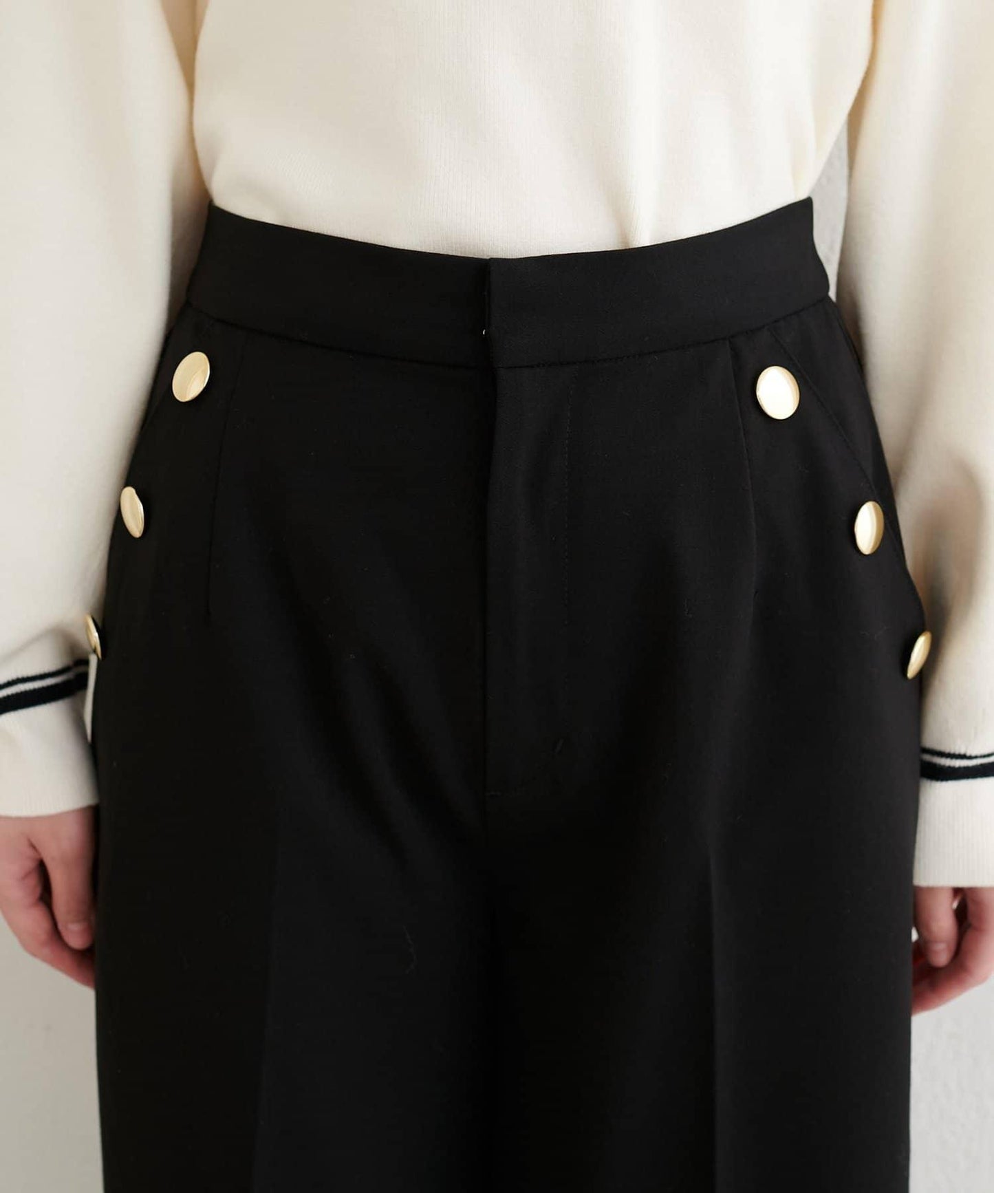 【套裝優惠活動】【PalClo限定】側邊釦子長褲