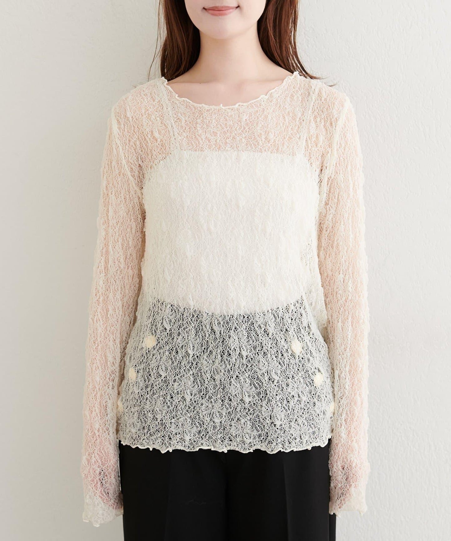 【套裝促銷】【PalClo限定】蝴蝶結吊帶背心&蕾絲波浪邊T恤套裝