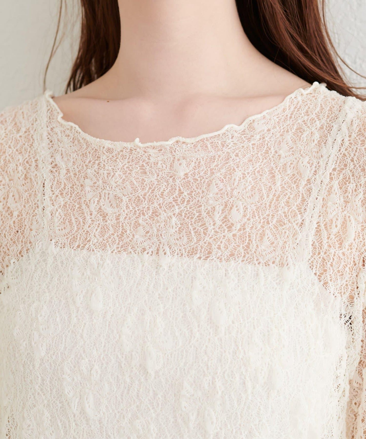 【套裝促銷】【PalClo限定】蝴蝶結吊帶背心&蕾絲波浪邊T恤套裝