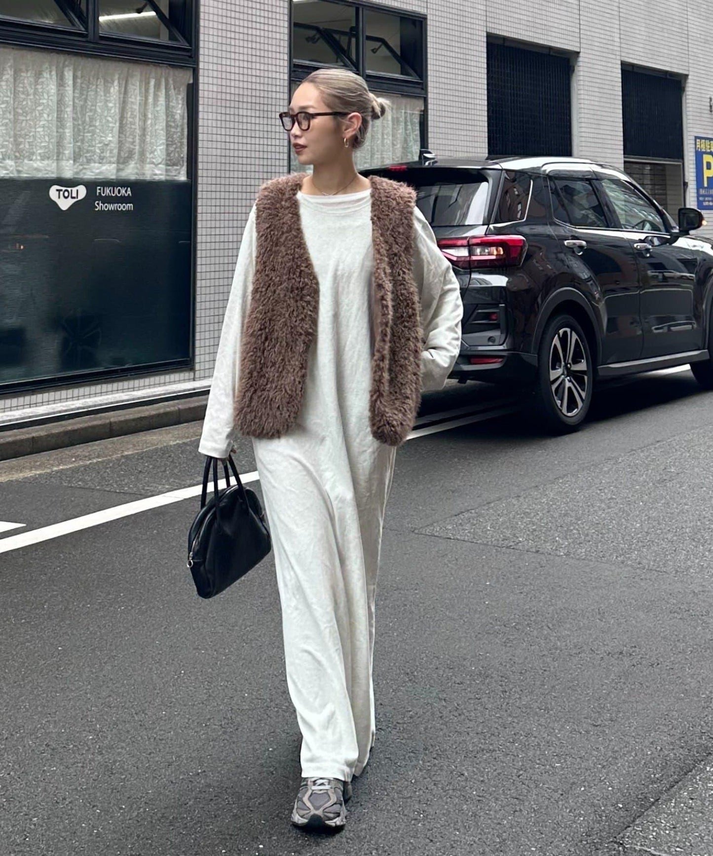 【パルクロ限定】PON企畫仿毛皮馬甲