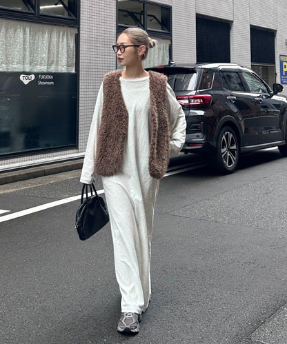 【パルクロ限定】PON企畫仿毛皮馬甲