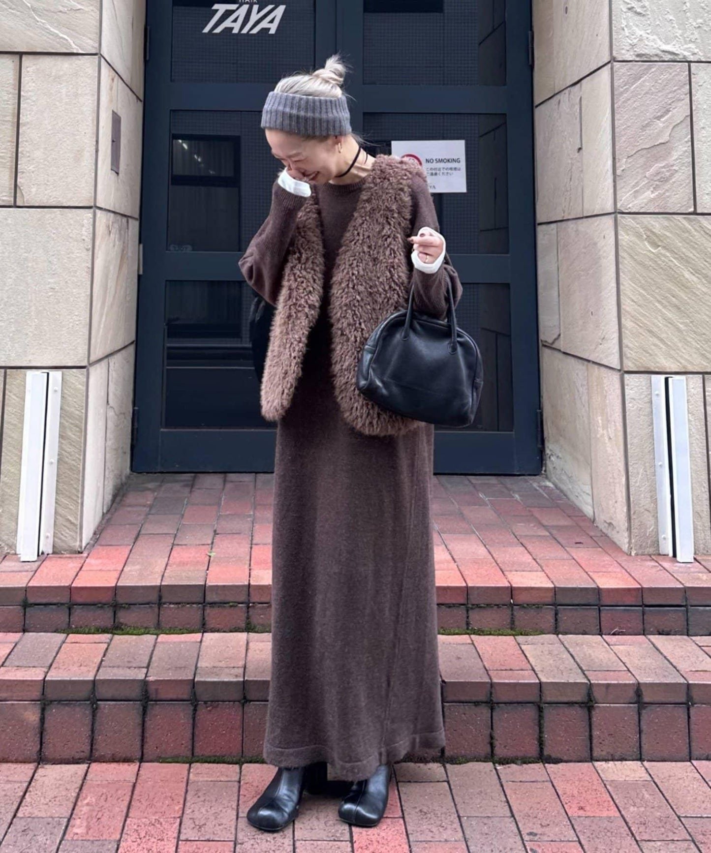 【パルクロ限定】PON企畫仿毛皮馬甲