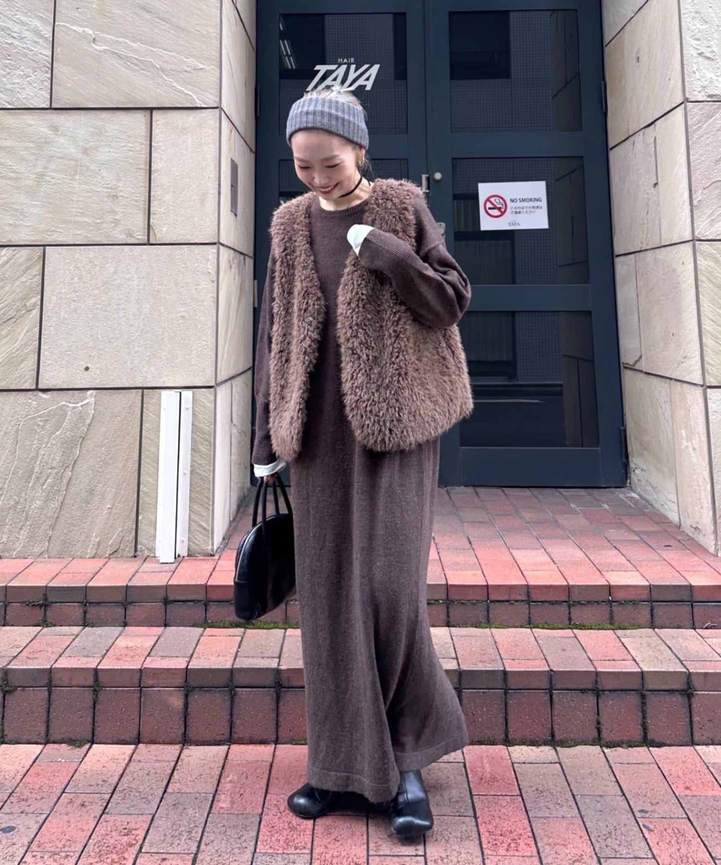 【パルクロ限定】PON企畫仿毛皮馬甲