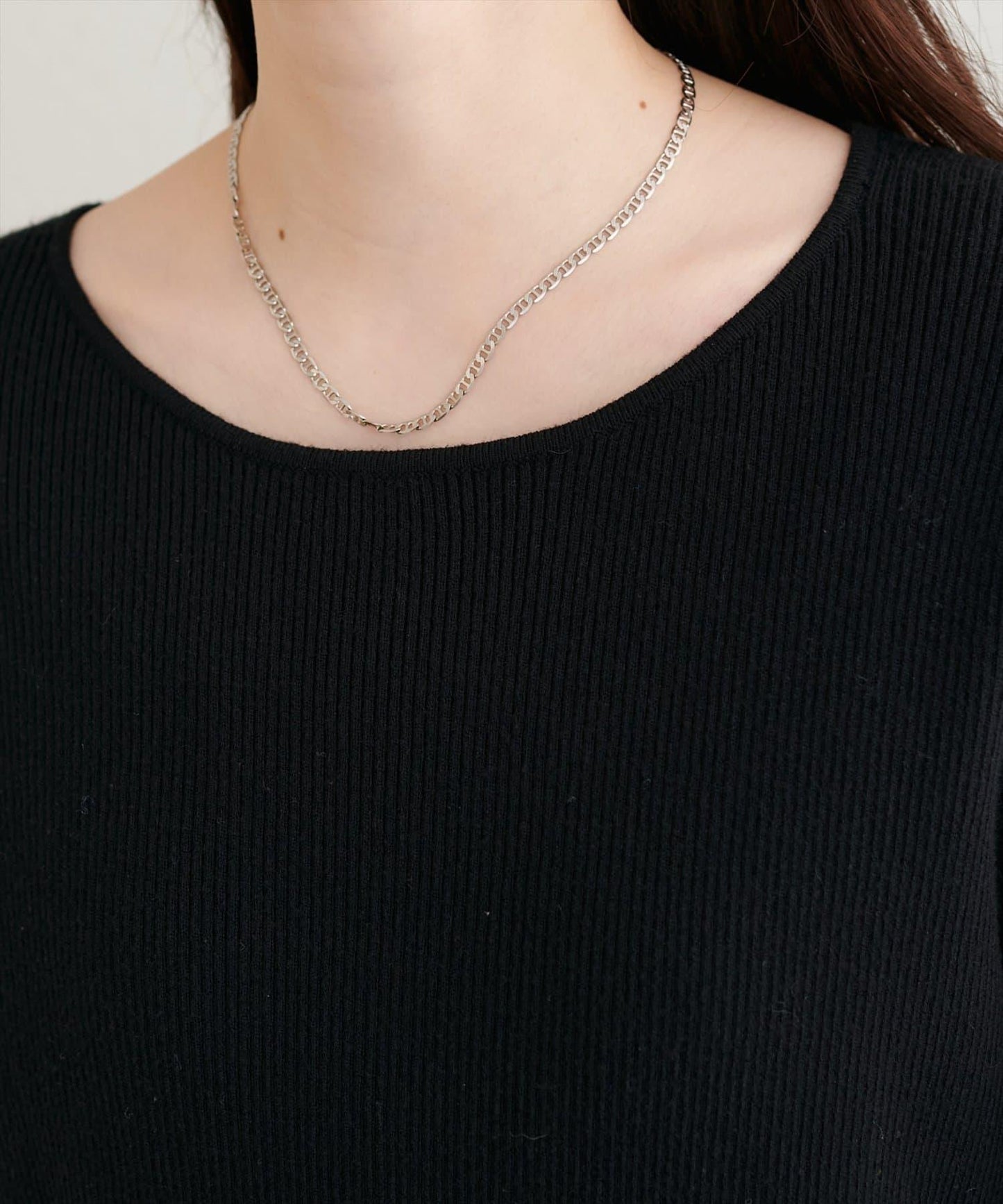 袖口透視喇叭袖針織衫