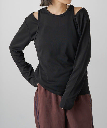 【PUAL CE CIN】透視疊穿套頭衫