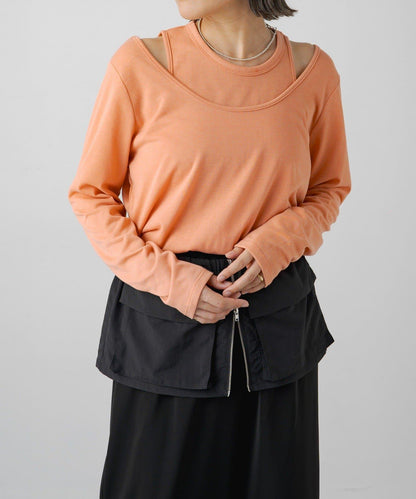 【PUAL CE CIN】透視疊穿套頭衫