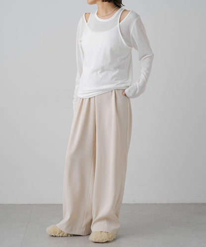 【PUAL CE CIN】透視疊穿套頭衫