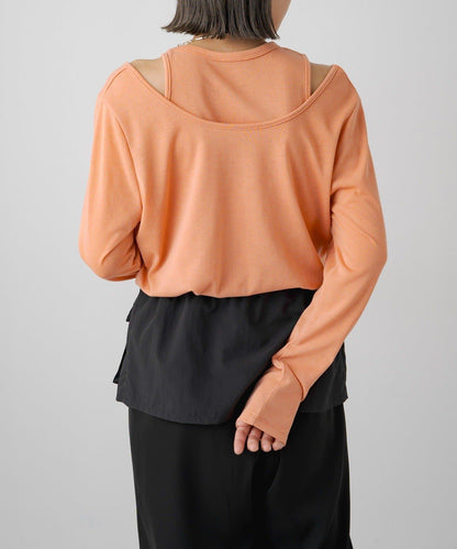 【PUAL CE CIN】透視疊穿套頭衫