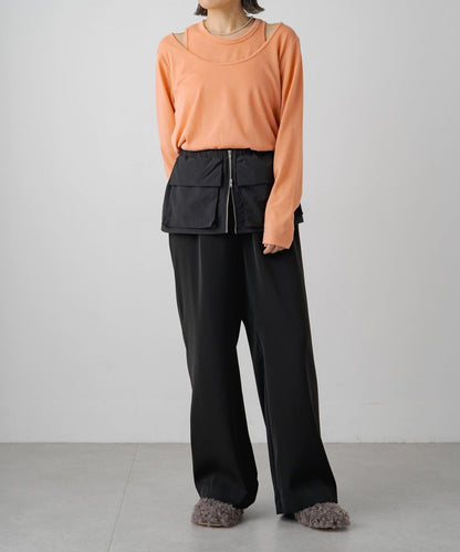 【PUAL CE CIN】透視疊穿套頭衫