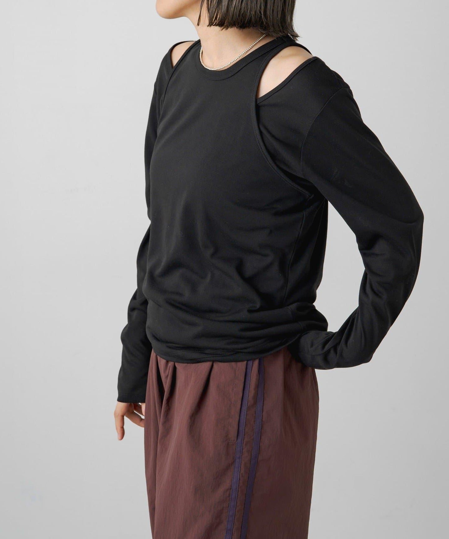 【PUAL CE CIN】透視疊穿套頭衫