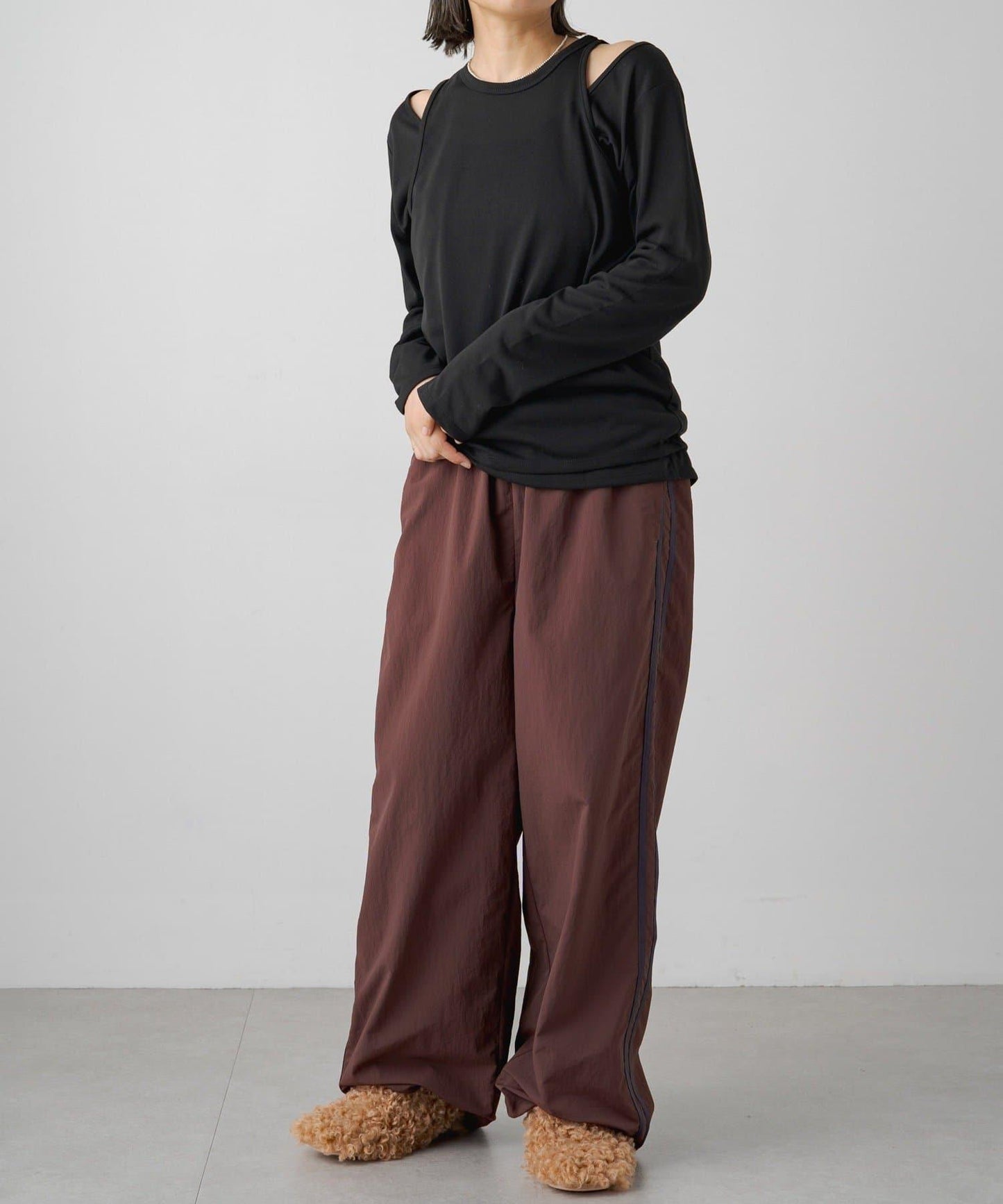 【PUAL CE CIN】透視疊穿套頭衫