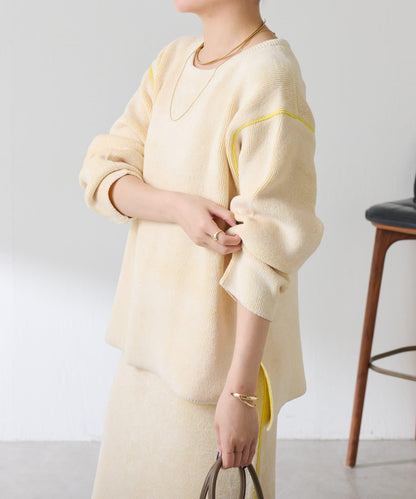 【套裝商品】毛絨雙面針織套裝