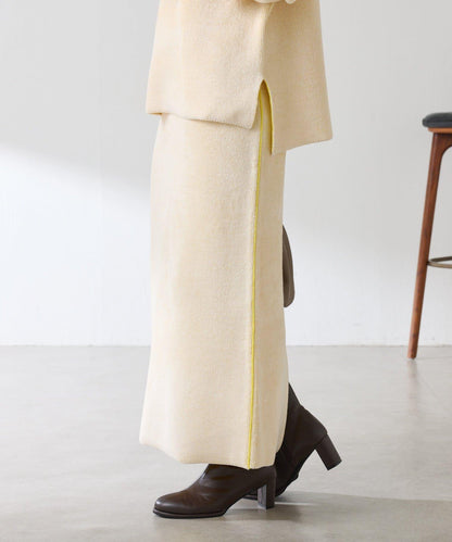 【套裝商品】毛絨雙面針織套裝