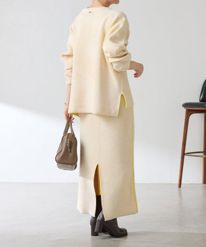 【套裝商品】毛絨雙面針織套裝