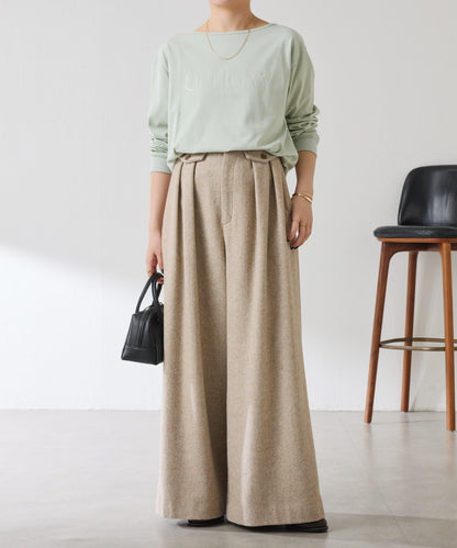 亮片字母長袖T恤/疊穿單品