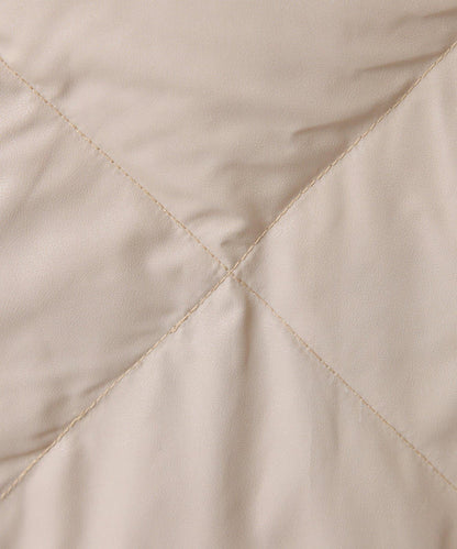 【輕量外套】輕質壓花無領羽絨服