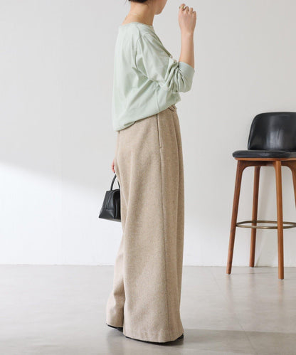 亮片字母長袖T恤/疊穿單品