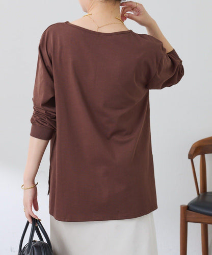 亮片字母長袖T恤/疊穿單品