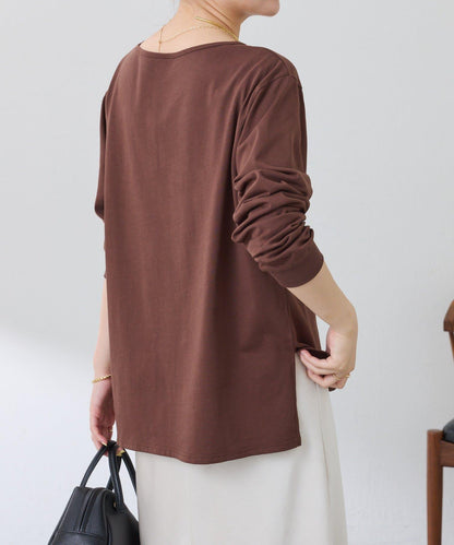 亮片字母長袖T恤/疊穿單品