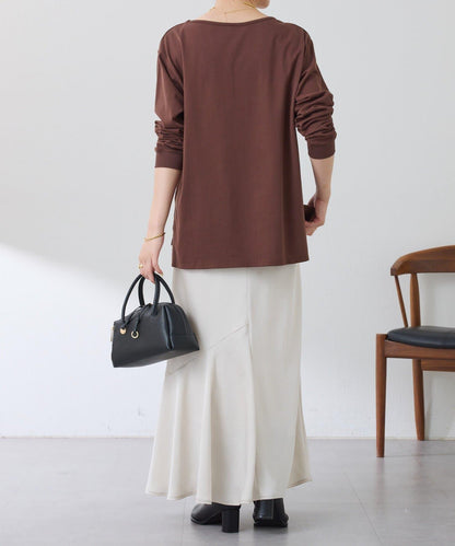 亮片字母長袖T恤/疊穿單品