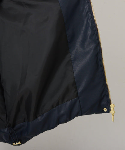 【輕量外套】輕質壓花無領羽絨服