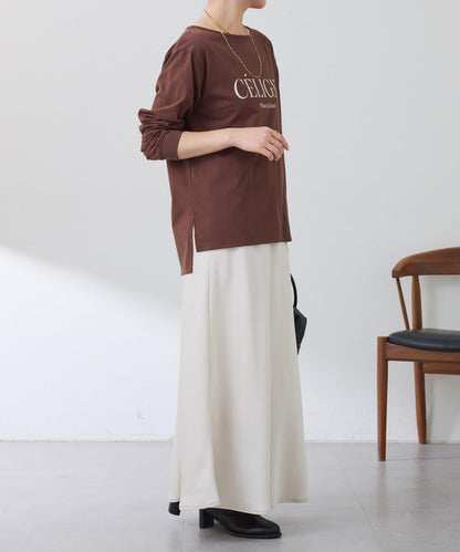 亮片字母長袖T恤/疊穿單品