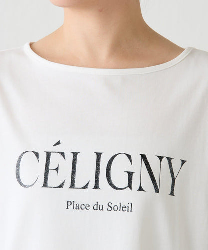 亮片字母長袖T恤/疊穿單品