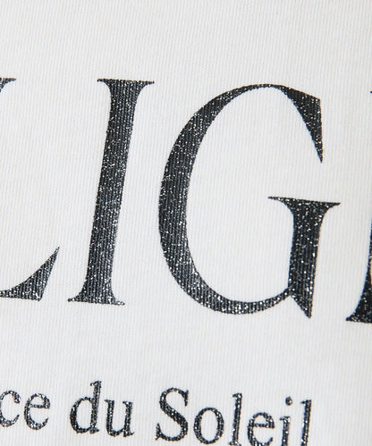 亮片字母長袖T恤/疊穿單品