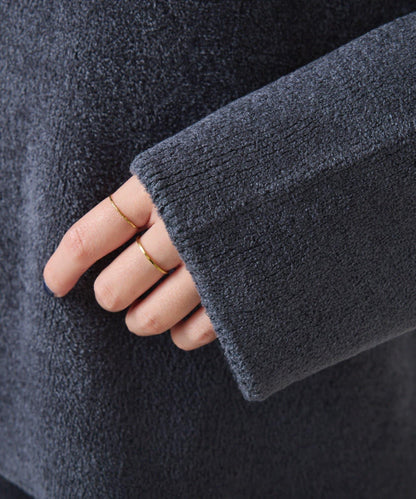 【套裝商品】毛絨雙面針織套裝