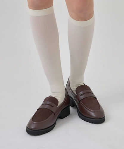 仿小牛毛樂福鞋