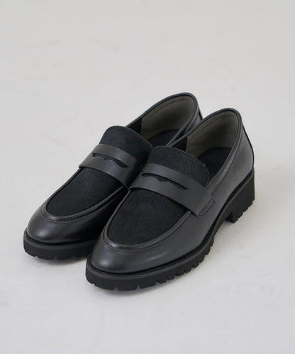 仿小牛毛樂福鞋