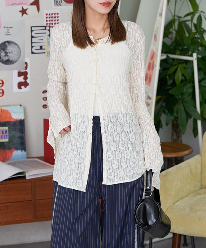 【Ciaopanic】2WAY抽褶蕾絲上衣