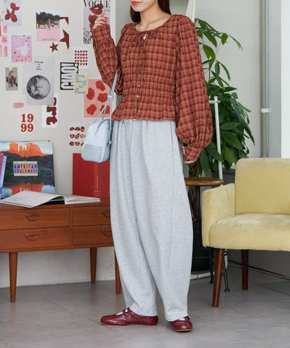 【Ciaopanic】格紋蝴蝶結襯衫